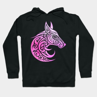 Celtic Nordic Fox Dawn Watercolors Hoodie